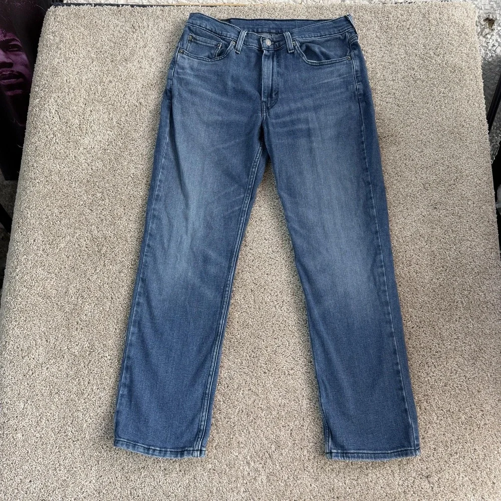 Levis 514 Jeans Mens 33x30 Medium Wash Blue Denim Regular Straight Casual Pants